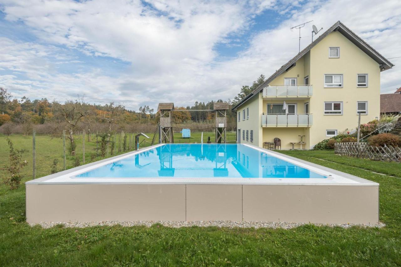 Apartamento Zapfs Bauernhof Stiefmütterchen Tettnang Exterior foto